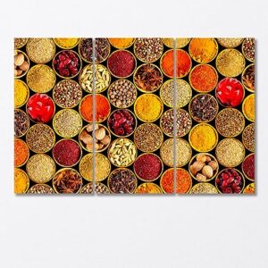 Various Spices Canvas Print 1 Panel / 36x24 inches