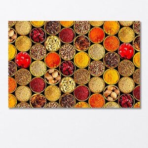 Various Spices Canvas Print 1 Panel / 36x24 inches