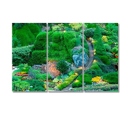 Butchart Gardens Canada Canvas Print 5 Panels / 36x24 inches