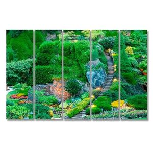 Butchart Gardens Canada Canvas Print 5 Panels / 36x24 inches