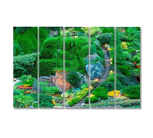 Butchart Gardens Canada Canvas Print 5 Panels / 36x24 inches