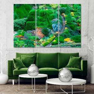 Butchart Gardens Canada Canvas Print 5 Panels / 36x24 inches