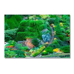 Butchart Gardens Canada Canvas Print 5 Panels / 36x24 inches