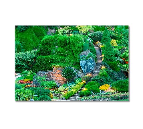 Butchart Gardens Canada Canvas Print 5 Panels / 36x24 inches