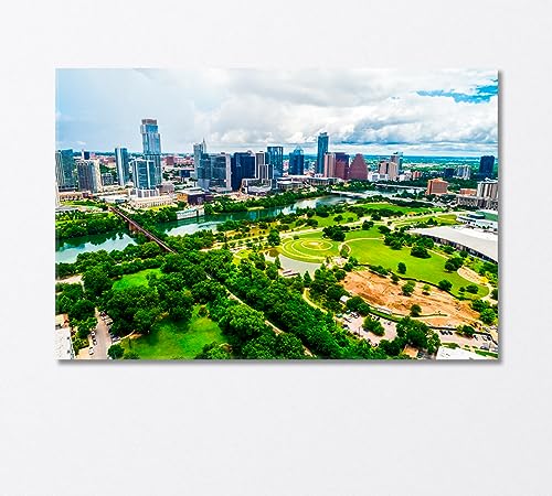 Austin Cityscape USA Canvas Print 3 Panels / 36x24 inches