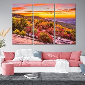 Grandpa Mountain in Autumn USA Canvas Print 1 Panel / 36x24 inches