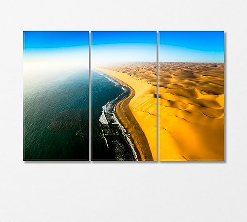 Skeleton Coast Namib Desert Namibia Canvas Print 5 Panels / 36x24 inches