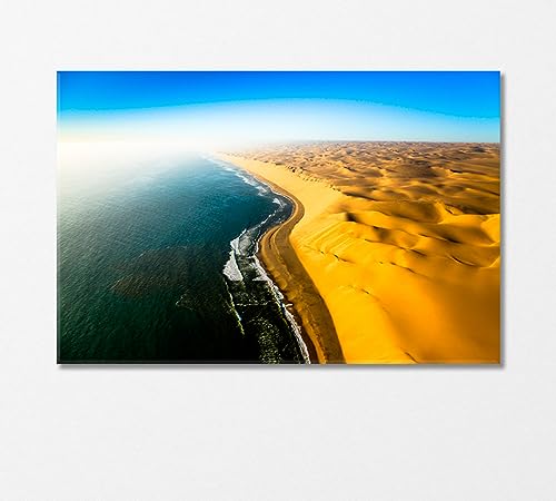 Skeleton Coast Namib Desert Namibia Canvas Print 5 Panels / 36x24 inches