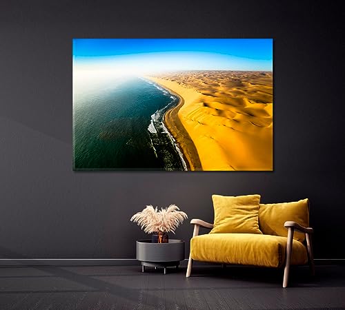 Skeleton Coast Namib Desert Namibia Canvas Print 5 Panels / 36x24 inches