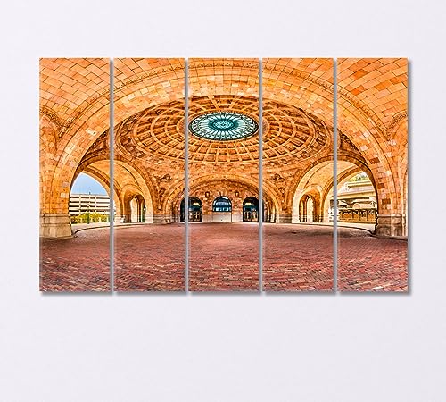 Historic Pittsburgh Train Station USA Canvas Print 1 Panel / 36x24 inches