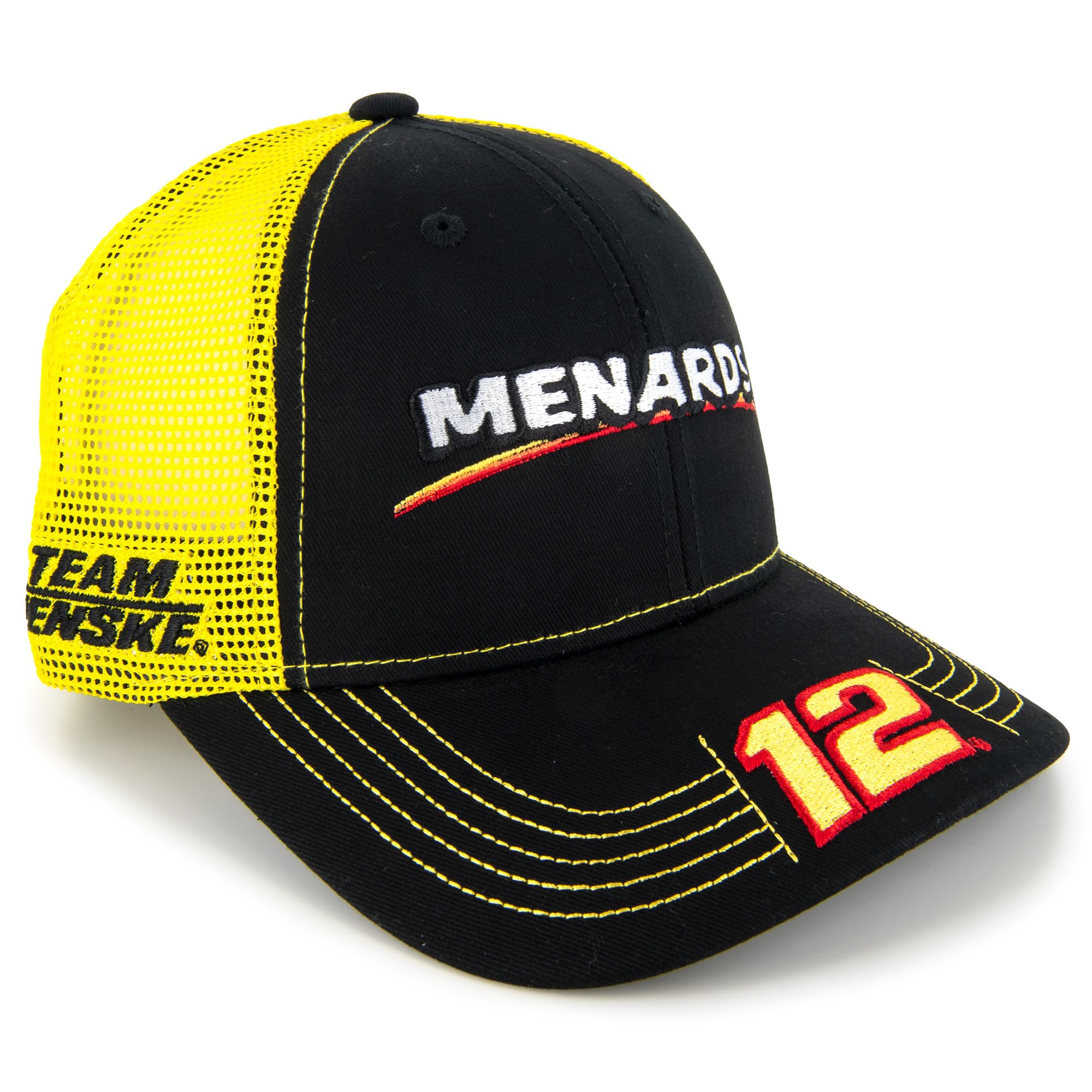 Checkered Flag Sports Ryan Blaney Victory Lane Menards Team Mesh Hat Multicolor