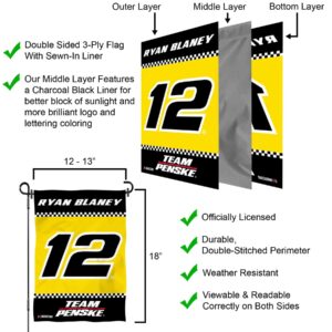 Ryan Blaney Double Sided Garden Banner Flag