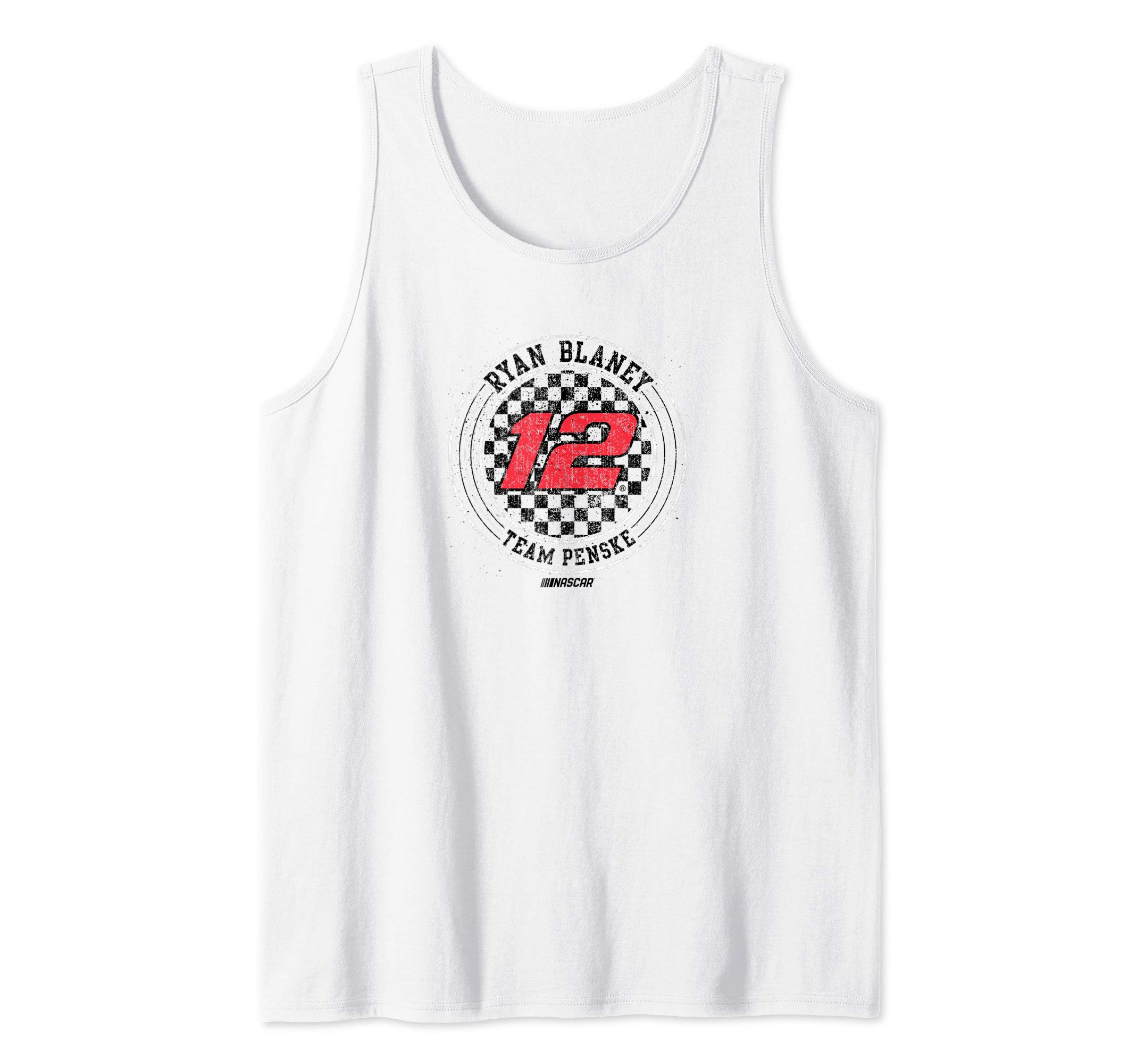 NASCAR - Ryan Blaney - Checkered Circle Tank Top