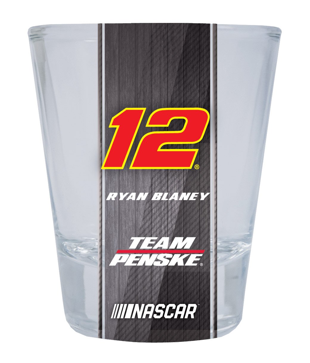 Ryan Blaney #12 Round Shot Glass