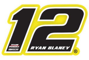 r and r imports, inc ryan blaney #12 large number decal 2-pack
