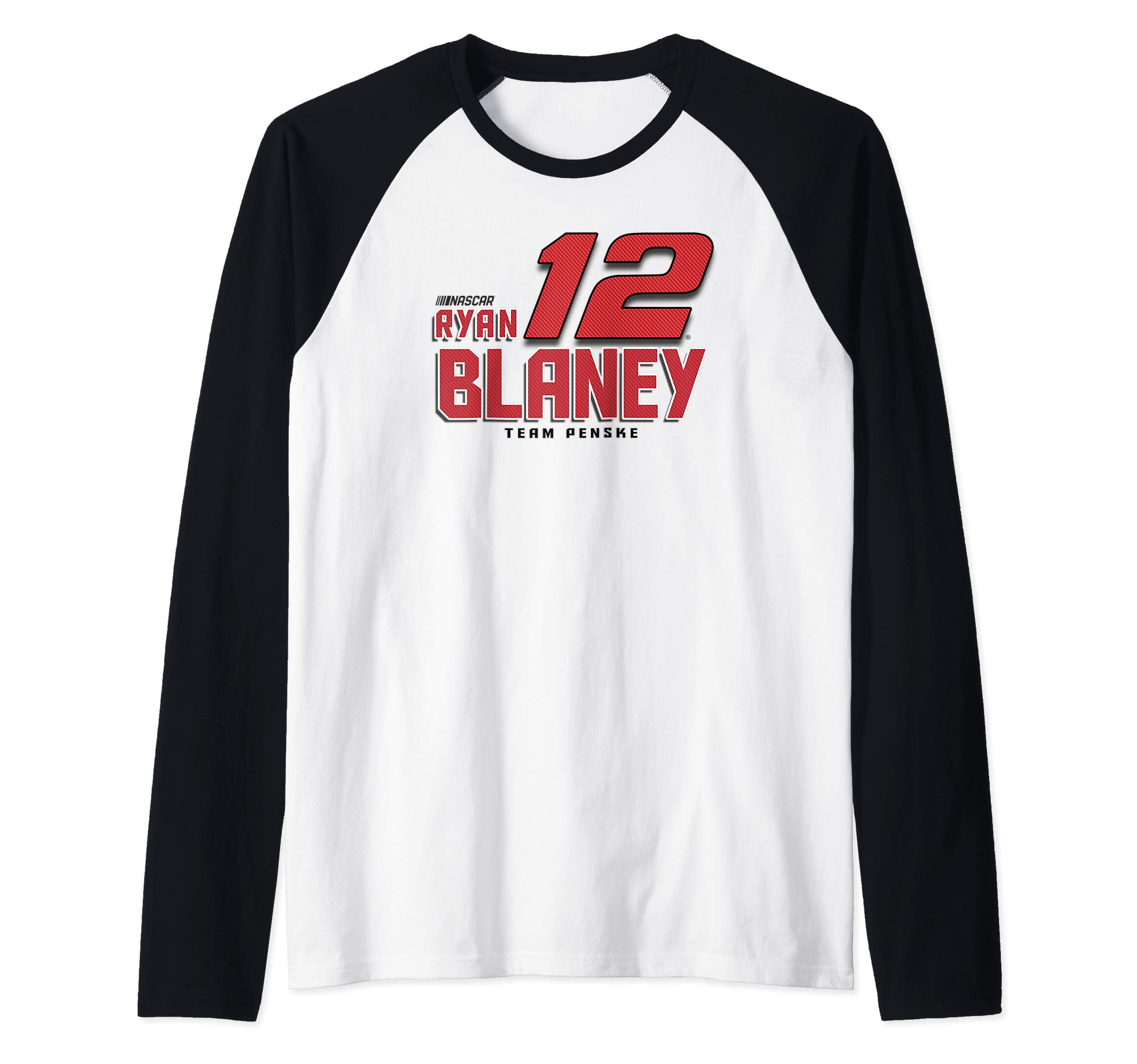 NASCAR - Ryan Blaney - Carbon Fiber Raglan Baseball Tee