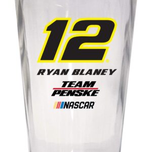 R and R Imports Ryan Blaney #12 Officially Licensed NASCAR Pint Glass New for 2020