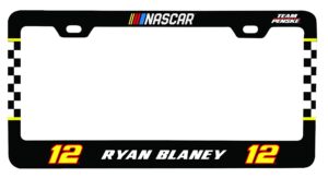 r and r imports ryan blaney #12 metal license plate frame new for 2020