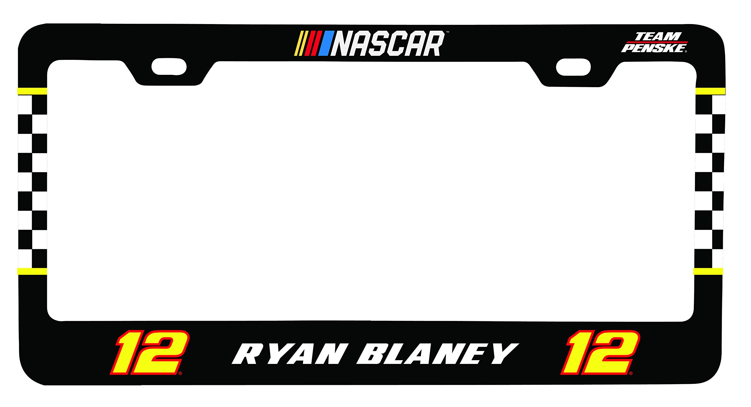 R and R Imports Ryan Blaney #12 Metal License Plate Frame New for 2020