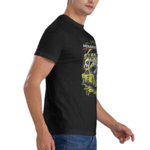 Ryan Blaney 12 Men's T-Shirt Crewneck T-Shirt Printing Performance Classic Short Sleeve Black