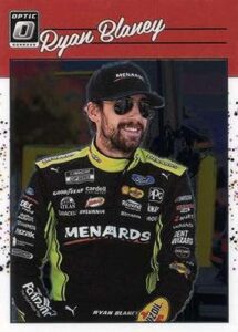 2023 donruss optic racing #72 ryan blaney retro 1990 official nascar racing card in raw (nm or better) condition