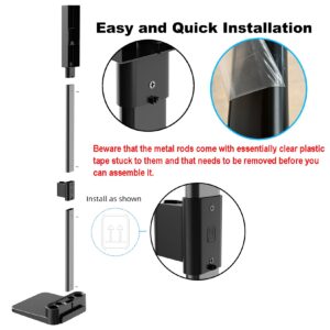 Foho Vacuum Stand Storage Dock Dockings Station Compatible for Dyson V7 V8 V10 V11 V12 V15 SV18 SV21, Storage Bracket Stand Compatible for Dyson Vacuum Cleaner and Central Vacuum Installation Parts