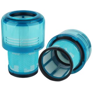 filter replacements for dyson v15 filters compatible with dyson v15 detect,detect+,v11 torque drive,v11 animal vacuum cleaner,blue,2-pack