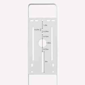 BRIAN & DANY Vacuum Stand for Dyson, Stable Metal Bracket Stand Holder Storage for Dyson V15 V12 V11 V10 V8 V7 V6, White