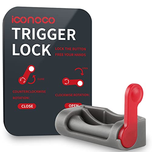 ICONOCO Trigger Lock for Dyson V6, V7, V8, V10, V11 and Compatible with V15, Free Your Gripping Fingers, Power Button On/Off Control for dyson