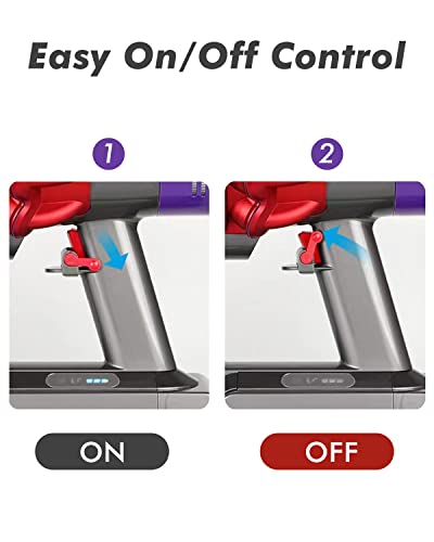 ICONOCO Trigger Lock for Dyson V6, V7, V8, V10, V11 and Compatible with V15, Free Your Gripping Fingers, Power Button On/Off Control for dyson