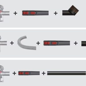 Vacuum Attachments Kit for Dyson V15 V12 V11 V10 V7 V8, Upgrade Your Cleaning Game with Our Flexible Extension Hose & Vacuum Attachments