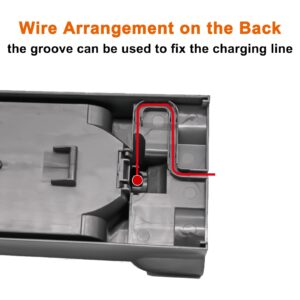 ilovelife Vacuum Cleaner Docking Station - Wall Mounted Accessories Bracket Compatible with Dyson V11 V15 Vacuum Cleaners | not fit Dyson v10 Vacuum Cleaner