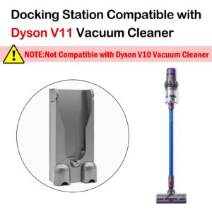 ilovelife Vacuum Cleaner Docking Station - Wall Mounted Accessories Bracket Compatible with Dyson V11 V15 Vacuum Cleaners | not fit Dyson v10 Vacuum Cleaner