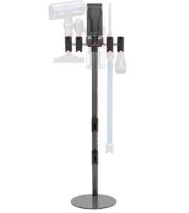 life finds floor stand designed for dyson handheld vacuums v6, v7, v8, v10, v11, v12, v15, no drill vacuum stand, docking station, accessory mount, black, lf-vfs1a