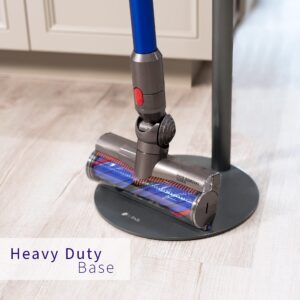 Life Finds Floor Stand Designed for Dyson Handheld Vacuums V6, V7, V8, V10, V11, V12, V15, No Drill Vacuum Stand, Docking Station, Accessory Mount, Black, LF-VFS1A