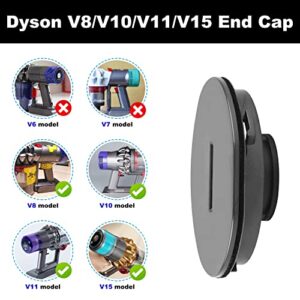 NINEBIRD Brush Bar End Cap Cover Replacement for Dyson V8 V10 V11 V15 Direct Drive Cordless Cleaner Attachment Parts