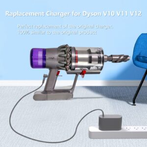 30.45V Replacement for Dyson Vacuum Charger for Dyson V10 V11 V12 V15 SV12 SV14 SV16 SV20 SV22 Absolute Animal Motorhead Cordless Vacuum Power Supply【6Ft UL Listed】