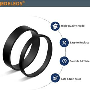 JEDELEOS Replacement Belts Compatible with Dyson DC07 DC04 DC14 DC33 Vacuum Clutch Belt Set, Replace Parts DY-902514-01 (2-Set)