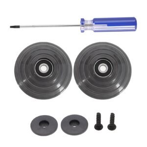 Create idea 1 Set Vacuum Cleaner Wheel Kit Compatible with Dyson V10/ V11/ V15 Series Ball Wheel Replacement with Fixings Screws Screwdriver