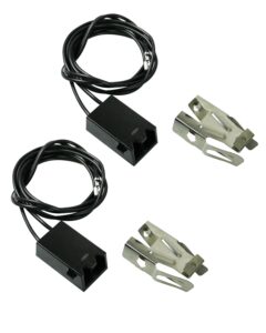 2pack wb2x8228 element receptacle and wire kit fit for ge electric ranges electric stove burners parts replaces ap2013499 ps242972