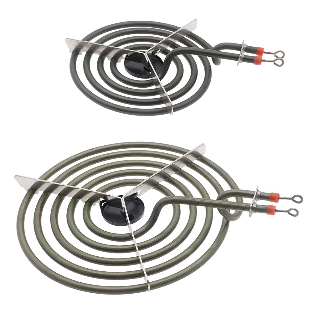 4 Pack MP31YA Electric Range Burner Surface Element by SupHomie - Compatible with Kenmore Whirlpool Range Stove - Includes 3 pcs MP15YA 6" and 1 pcs MP21YA 8"