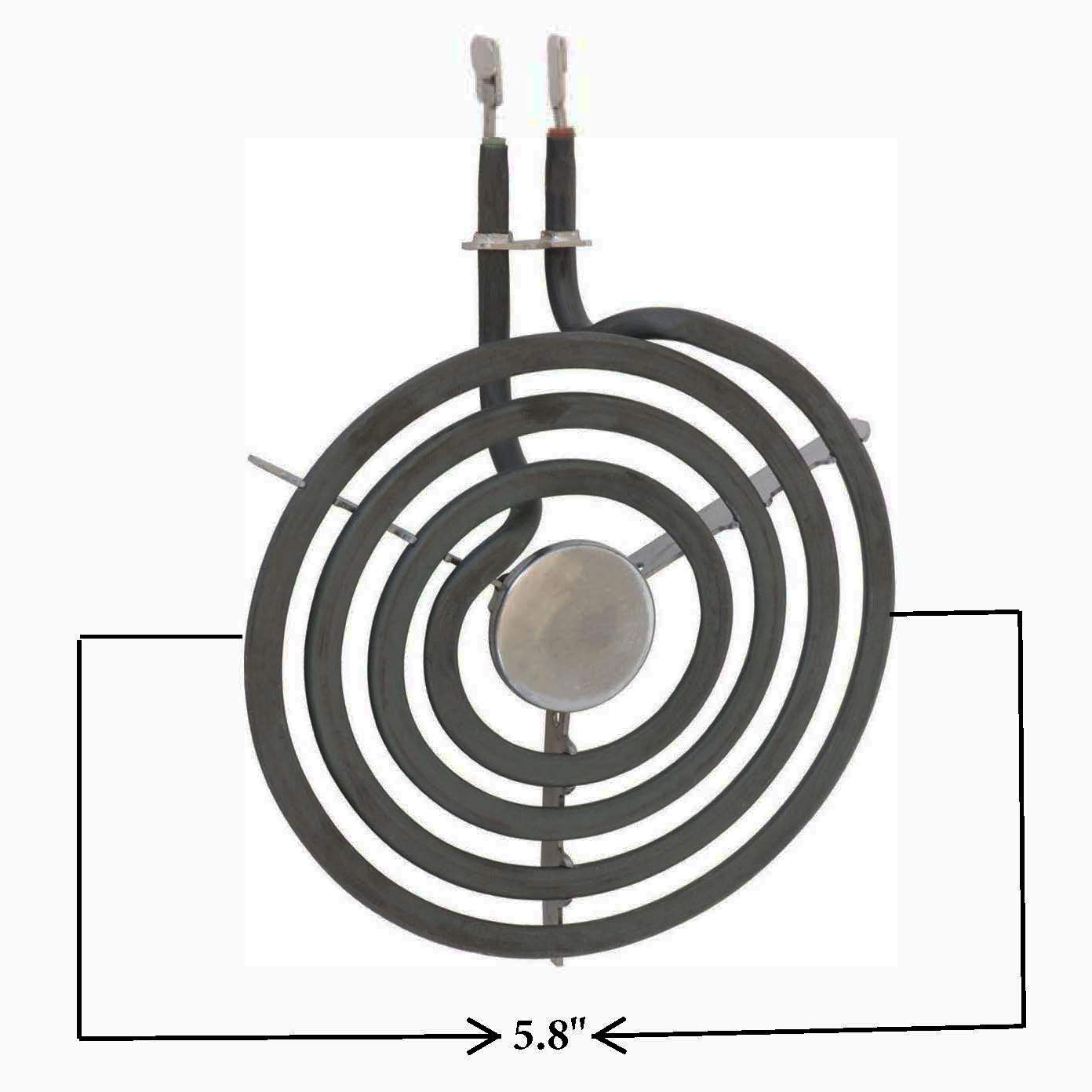 Kitchen Basics 101 WB30T10078, WB30X24401 Electric Range 4 Turn 6" Surface Element Replaces GE WB30X20479, PS11721464, WB30T10027, WB30T10111