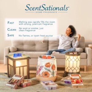 Scentsationals Pet Collection - Scented Wax Warmer - Cat and Dog Wax Cube Melter & Burner - Electric Winter Fragrance Home Air Freshener Gift 4 Loved Paws