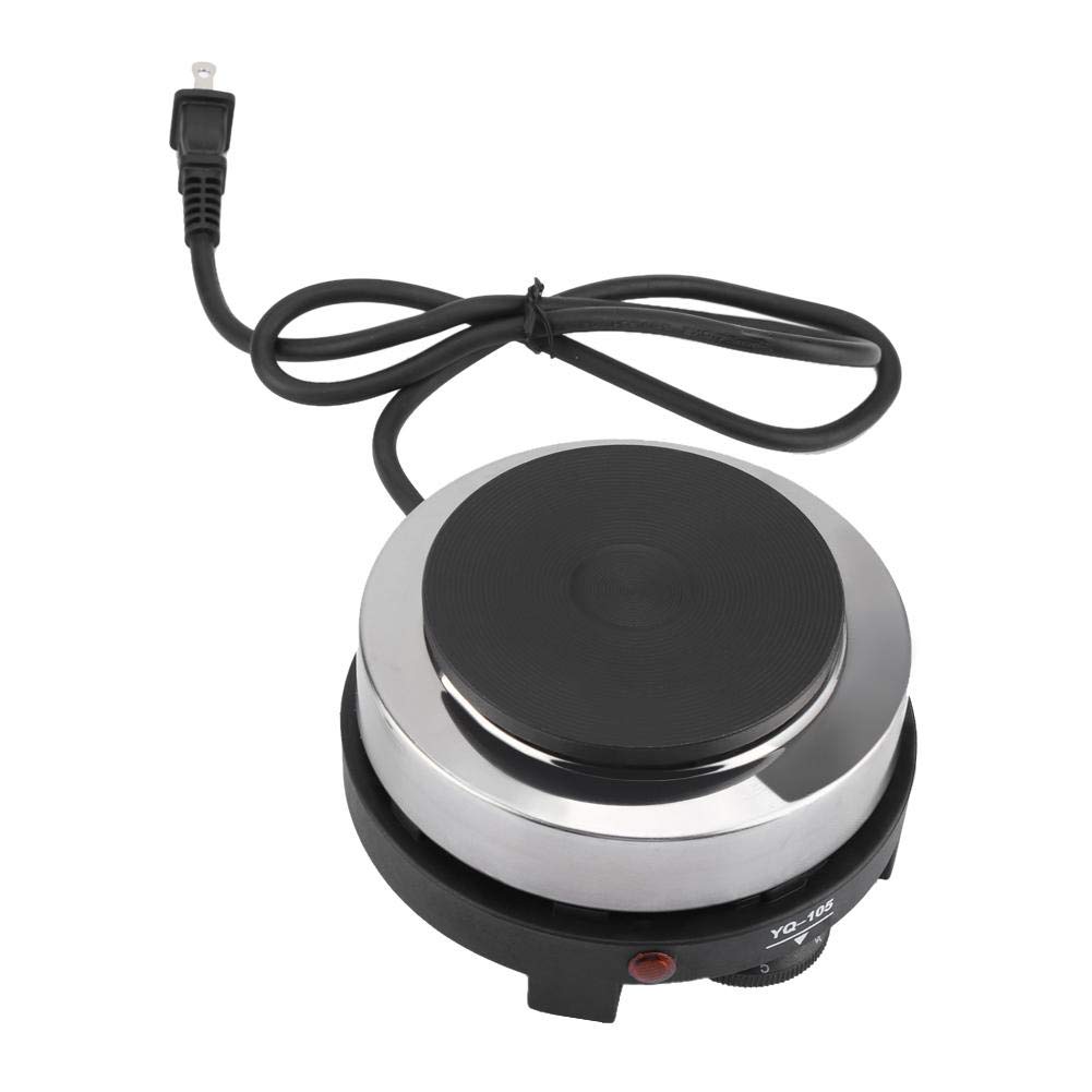 Electric Stove Burners, Mini Hot Plate, 110V Hot Plates for Cooking, Multifunctional Countertop Burner for Cooking 500W Electric Mini Stove Hot Plate Home Heater for Kitchen Camping (US Plug )