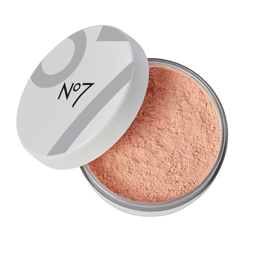 No7 Flawless Finish Loose Powder - Medium Rich - Loose Finishing Powder - Makeup Setting Powder with Matte Finish for All Skin Tones - All Skin Types Including Oily Skin