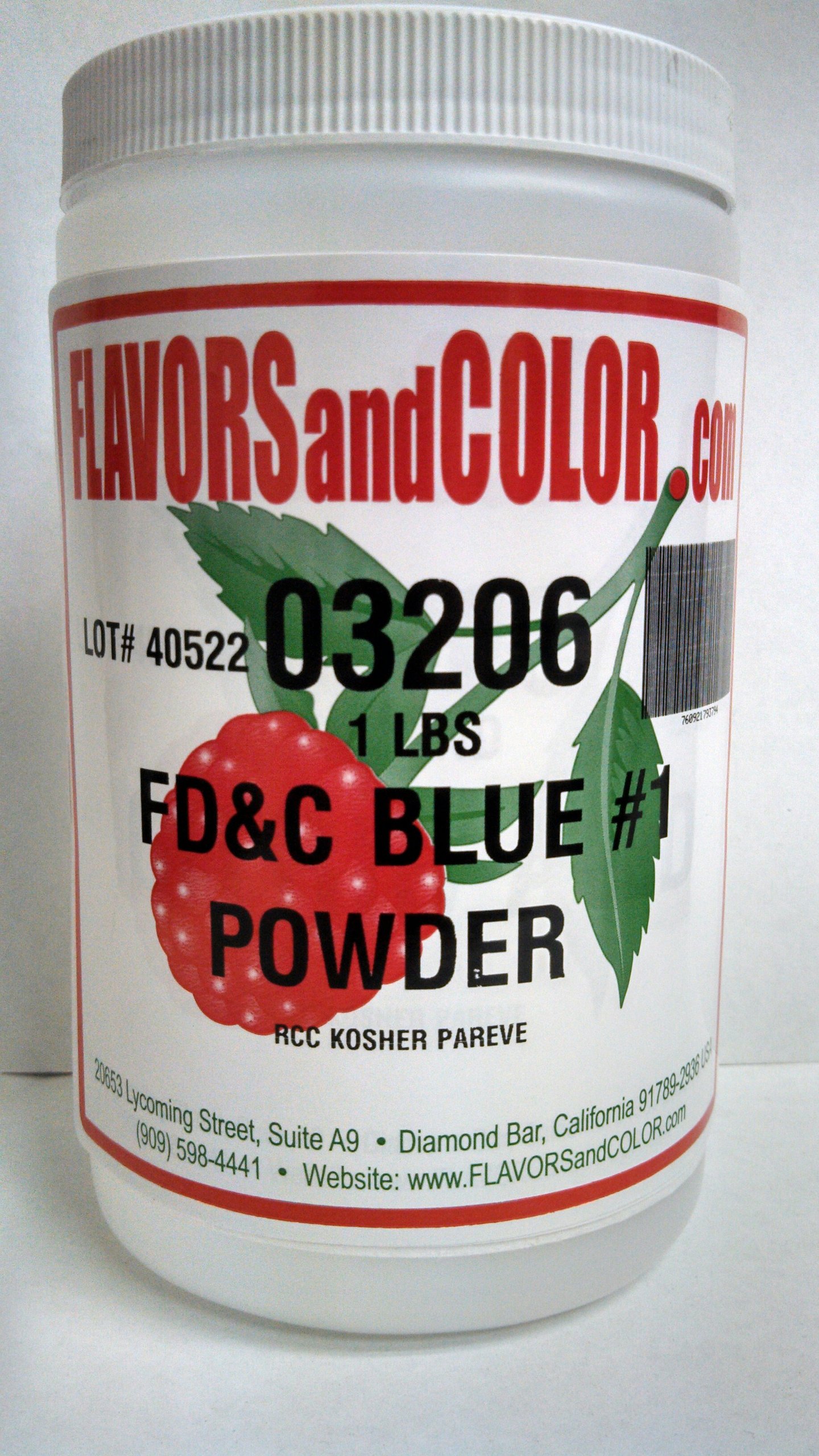 FD&C Blue #1 Powder 454 Grams