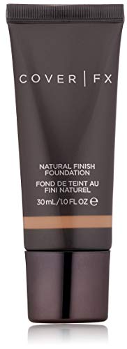 Cover FX Natural Finish Foundation: Water-based Foundation that Delivers 12-hour Coverage and Natural, Second-Skin Finish with Powerful Antioxidant Protection - N110, 1 Fl Oz