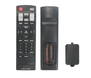 new akb73655761 replacement remote control fit for lg mini hi-fi system cms4550w cm4560 cjs45w cj65 cjs65f cj45 cjs45f fh6 cj98 nj98f ck43 ckd43f ck56 cks57f cms4550f