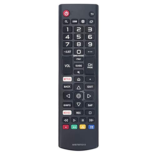 AKB75675313 Replace Remote Control fit for LG LED TV 43UM6900PUA 43UM6950DUB 49UM6900PUA 49UN7300AUD 50UM7300AUE 50UN6950ZUF 55UM6900PUA 60UM6900PUA 60UN7300PUA 65UM7300PUA 65UN8000PUB 70UM7350PUA