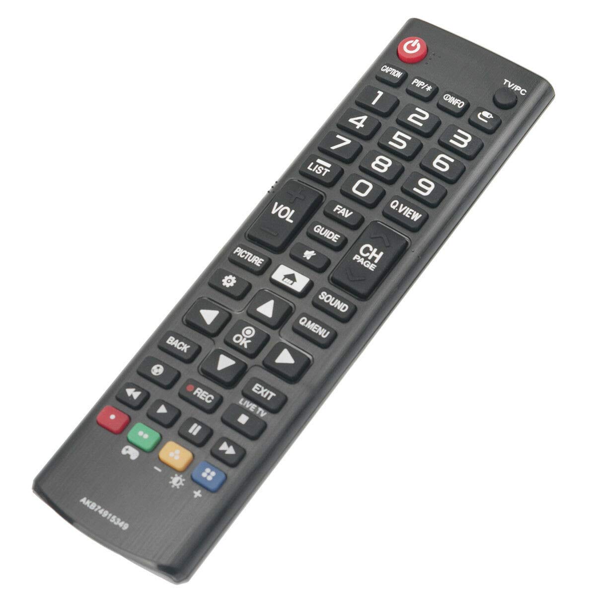 NKF New AKB74915349 Replace Remote for LG TV 22LJ4540 24lf454b 24lj4540 28lj4540